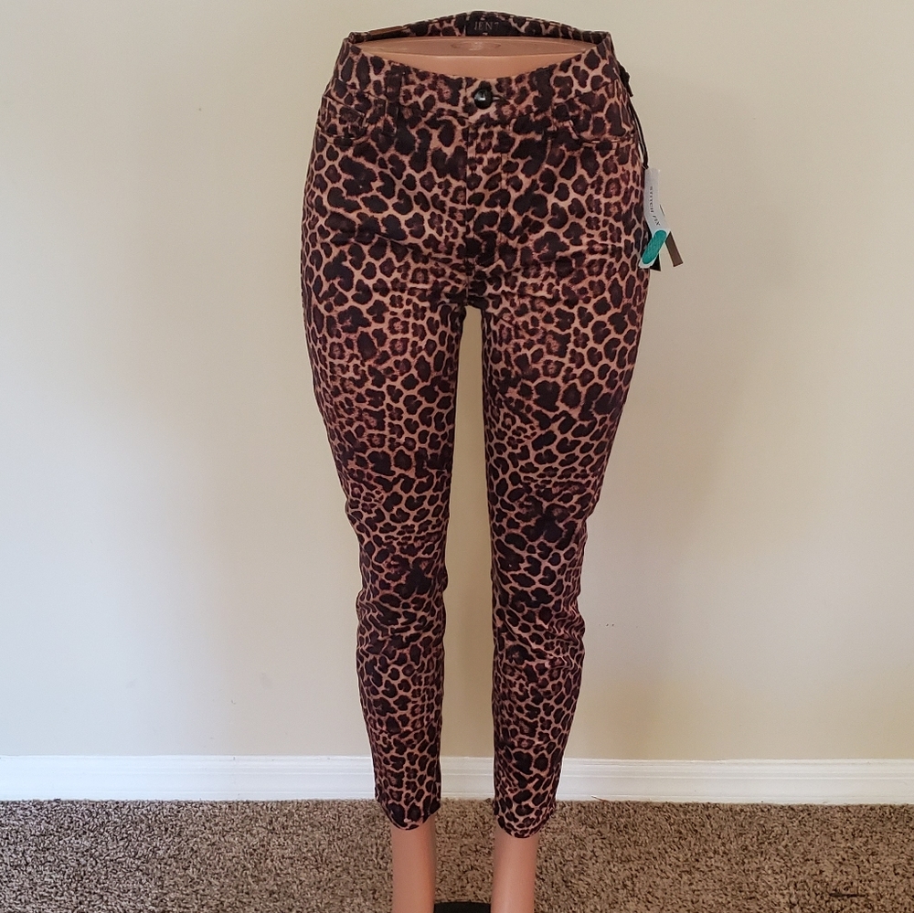 Leopard Print Skinny Jeans
